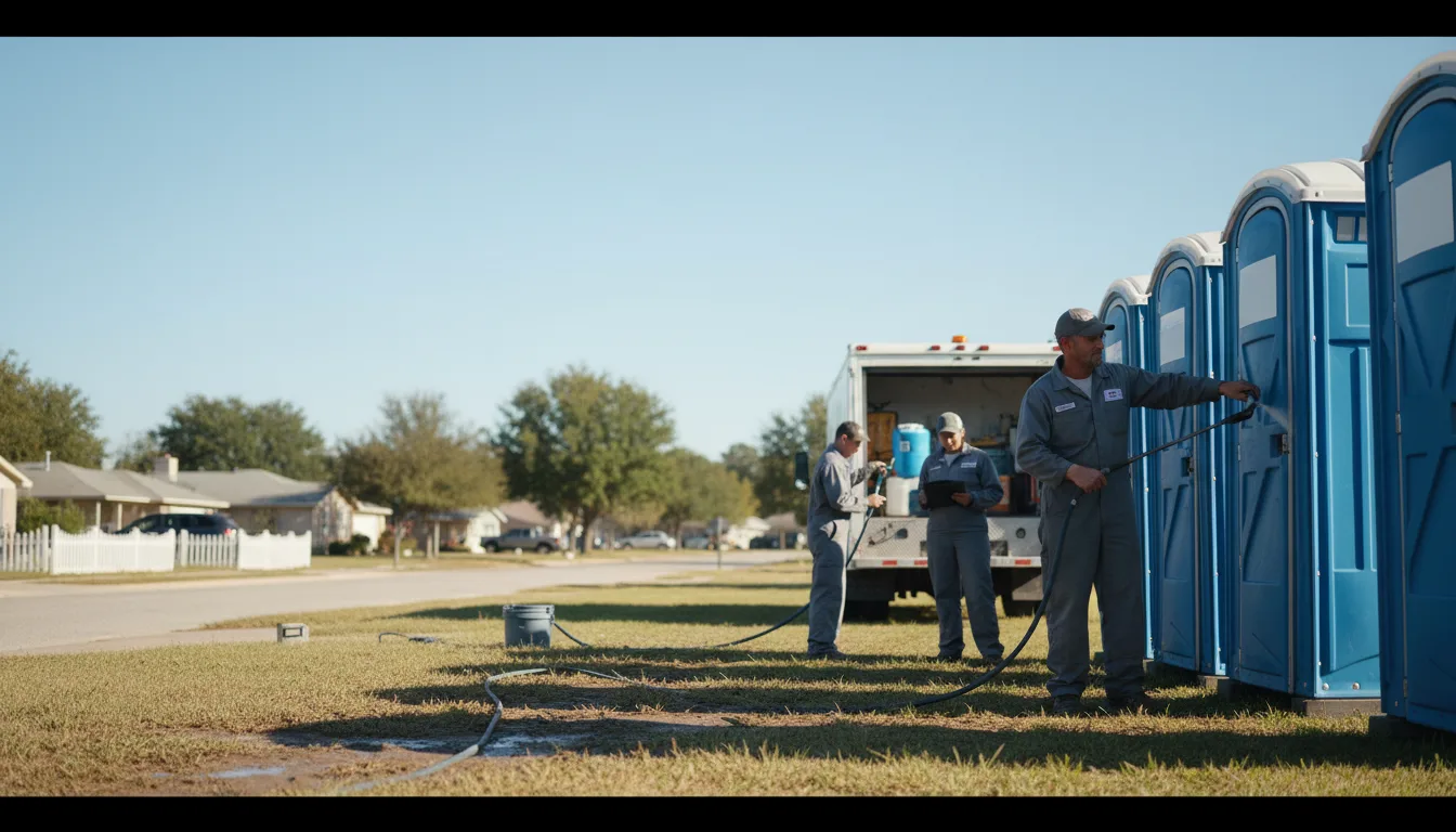 Long-Term Portable Toilet Rental in Wabbaseka, AR near me
